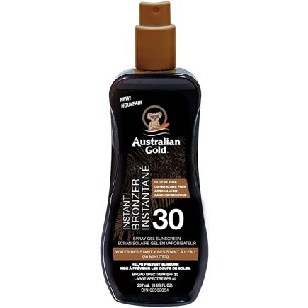 SPF 30 Spray Gel With Bronzer, Australian Gold 240ml